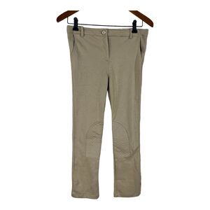 NEW E-land Kids Girls Size 12 Soft Sand Khaki Tan Jophers Riding Pants NWT